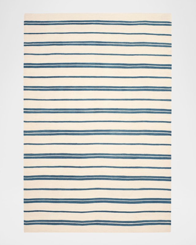 Brett Stripe Flat-Weave Rug, 6' x 9'